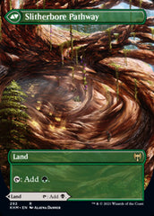 Darkbore Pathway // Slitherbore Pathway (Borderless Alternate Art) [Kaldheim] | Gear Gaming Fayetteville