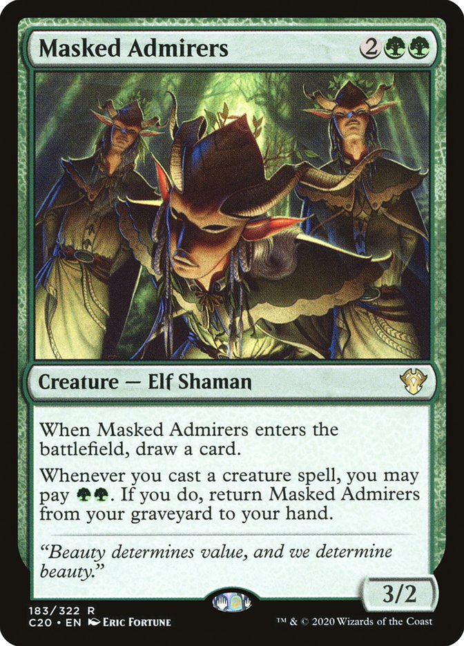 Masked Admirers [Commander 2020] | Gear Gaming Fayetteville