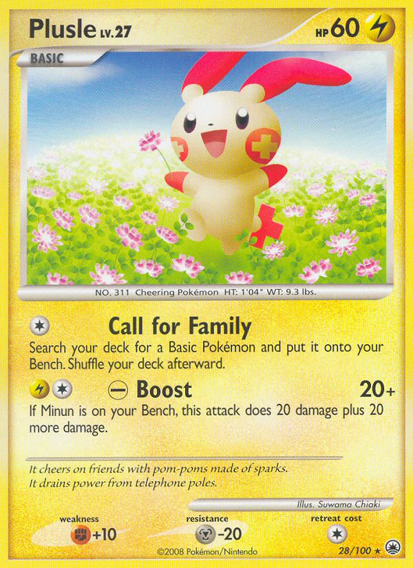 Plusle (28/100) [Diamond & Pearl: Majestic Dawn] | Gear Gaming Fayetteville