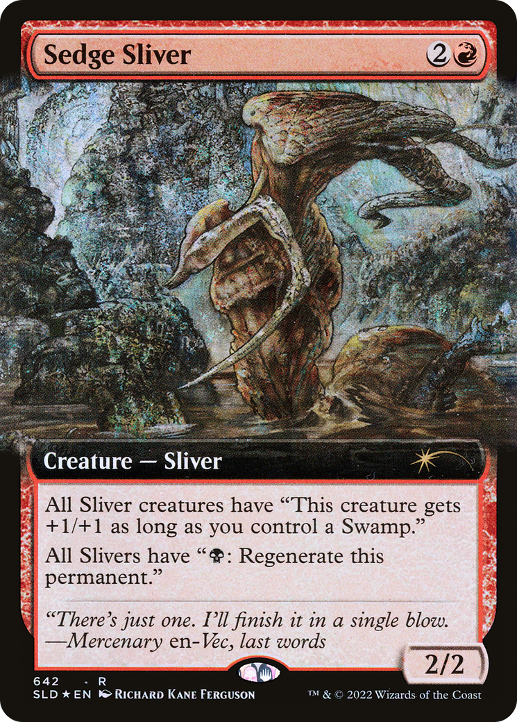 Sedge Sliver (Extended Art) [Secret Lair Drop Promos] | Gear Gaming Fayetteville