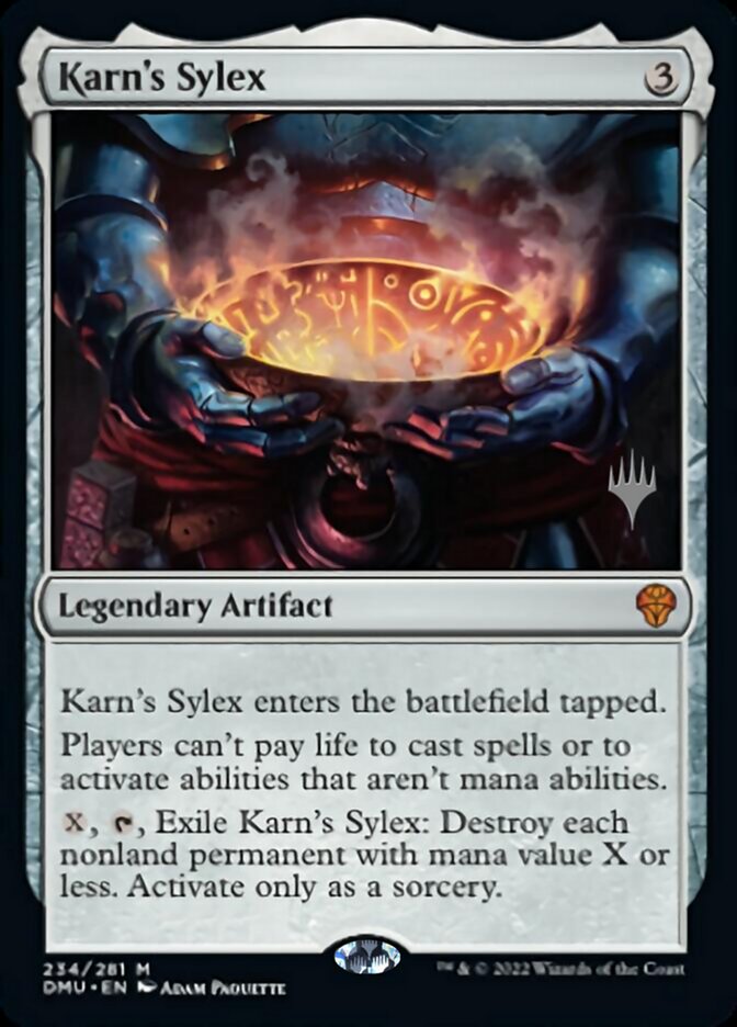 Karn's Sylex (Promo Pack) [Dominaria United Promos] | Gear Gaming Fayetteville