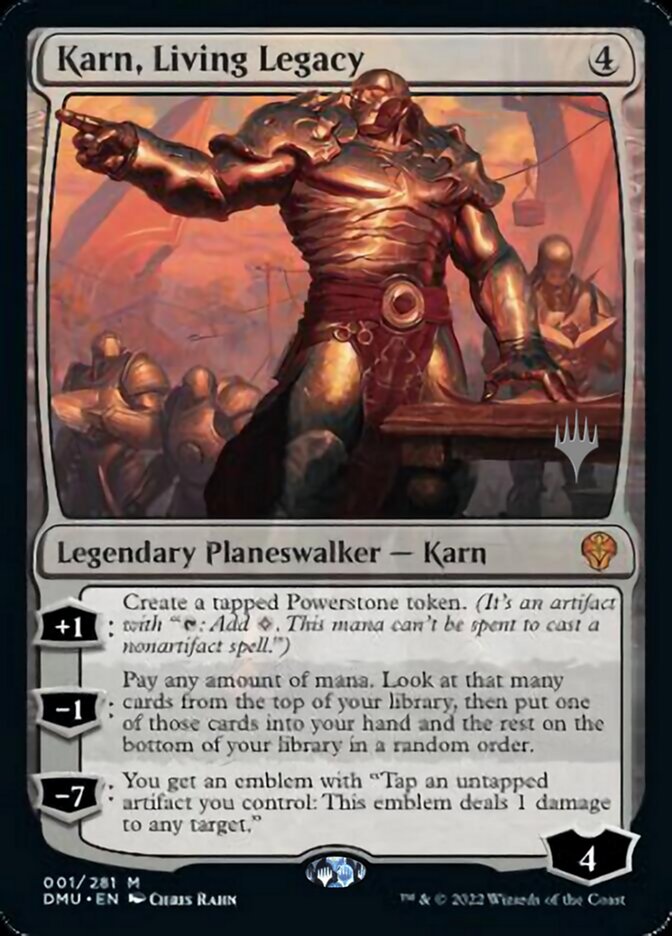 Karn, Living Legacy (Promo Pack) [Dominaria United Promos] | Gear Gaming Fayetteville