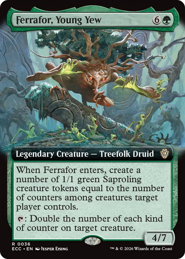 Ferrafor, Young Yew (Extended Art) [Lorwyn Eclipsed Commander] | Gear Gaming Fayetteville