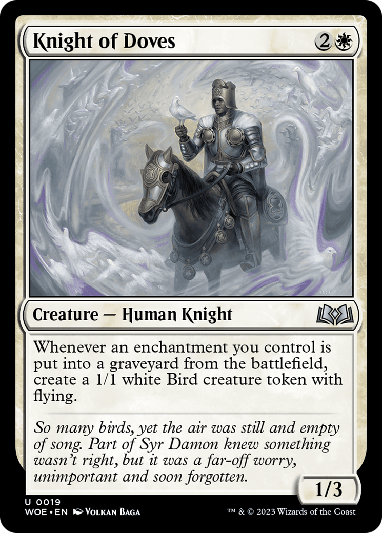 Knight of Doves [Wilds of Eldraine] | Gear Gaming Fayetteville