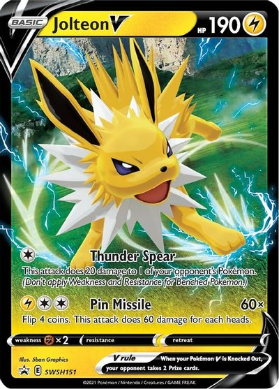 Jolteon V (SWSH151) [Sword & Shield: Black Star Promos] | Gear Gaming Fayetteville