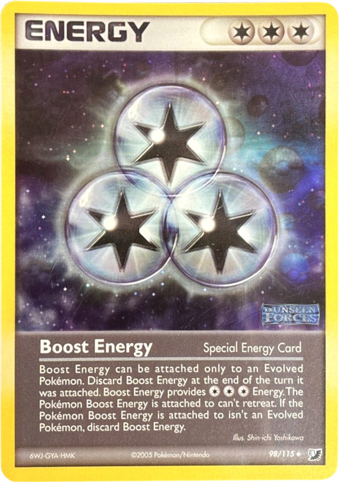 Boost Energy (98/115) (Stamped) [EX: Unseen Forces] | Gear Gaming Fayetteville