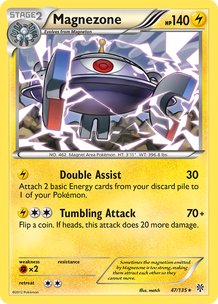 Magnezone (47/135) [Black & White: Plasma Storm] | Gear Gaming Fayetteville