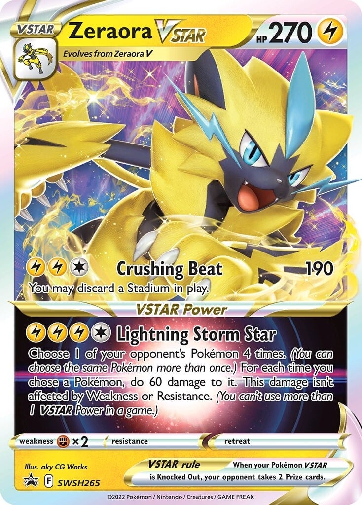 Zeraora VSTAR (SWSH265) [Sword & Shield: Black Star Promos] | Gear Gaming Fayetteville