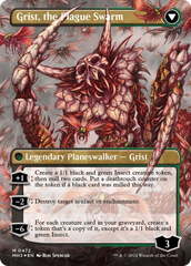 Grist, Voracious Larva // Grist, the Plague Swarm (Borderless) (Textured Foil) [Modern Horizons 3] | Gear Gaming Fayetteville