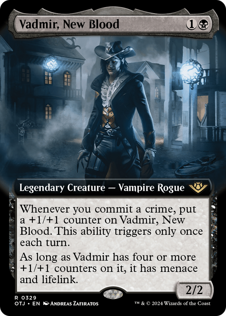 Vadmir, New Blood (Extended Art) [Outlaws of Thunder Junction] | Gear Gaming Fayetteville