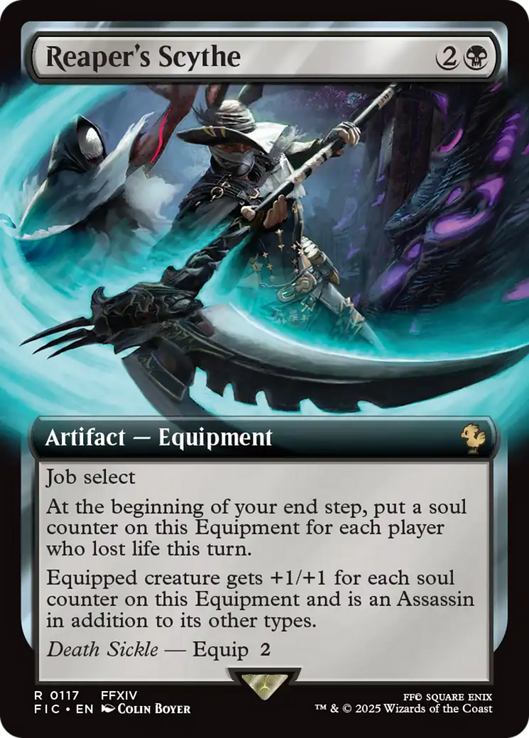 Reaper's Scythe (Extended Art) [FINAL FANTASY Commander] | Gear Gaming Fayetteville