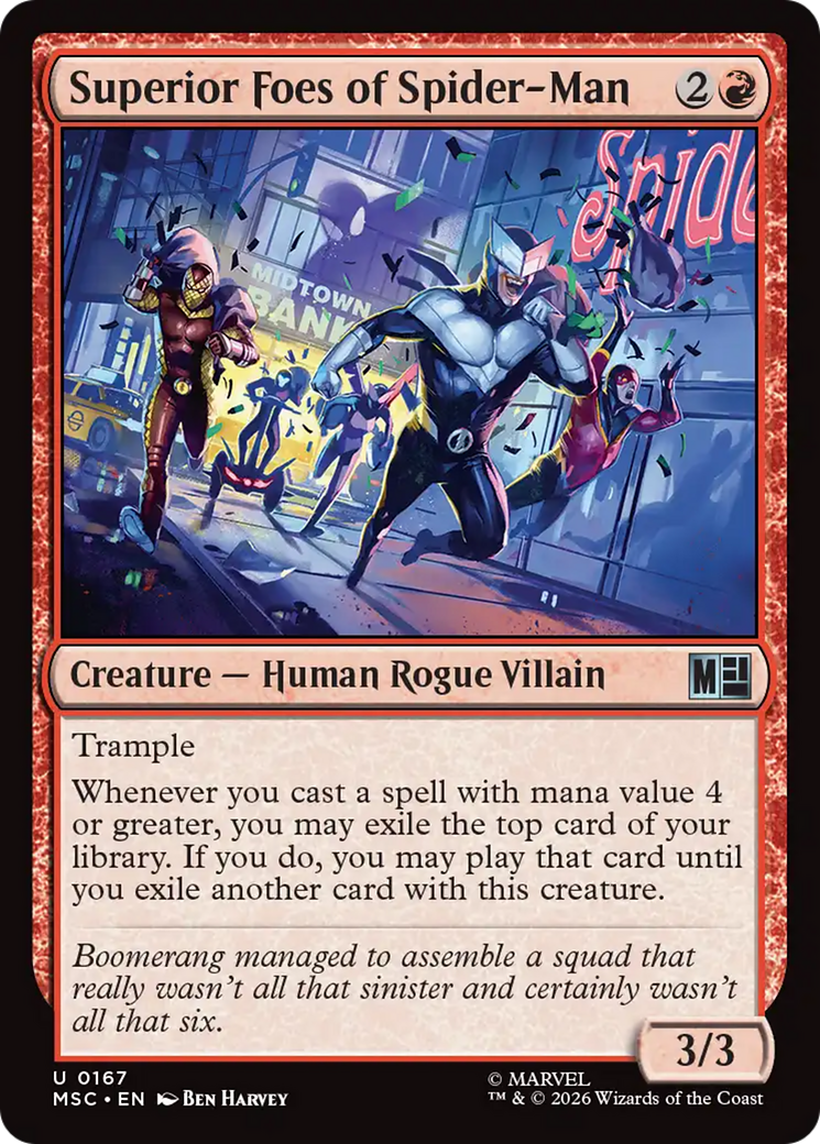 Superior Foes of Spider-Man (Surge Foil) [Marvel Super Heroes Commander] | Gear Gaming Fayetteville