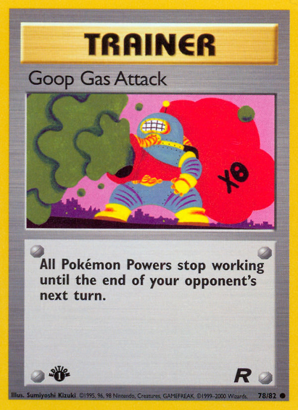 Goop Gas Attack (78/82) [Team Rocket 1st Edition] | Gear Gaming Fayetteville