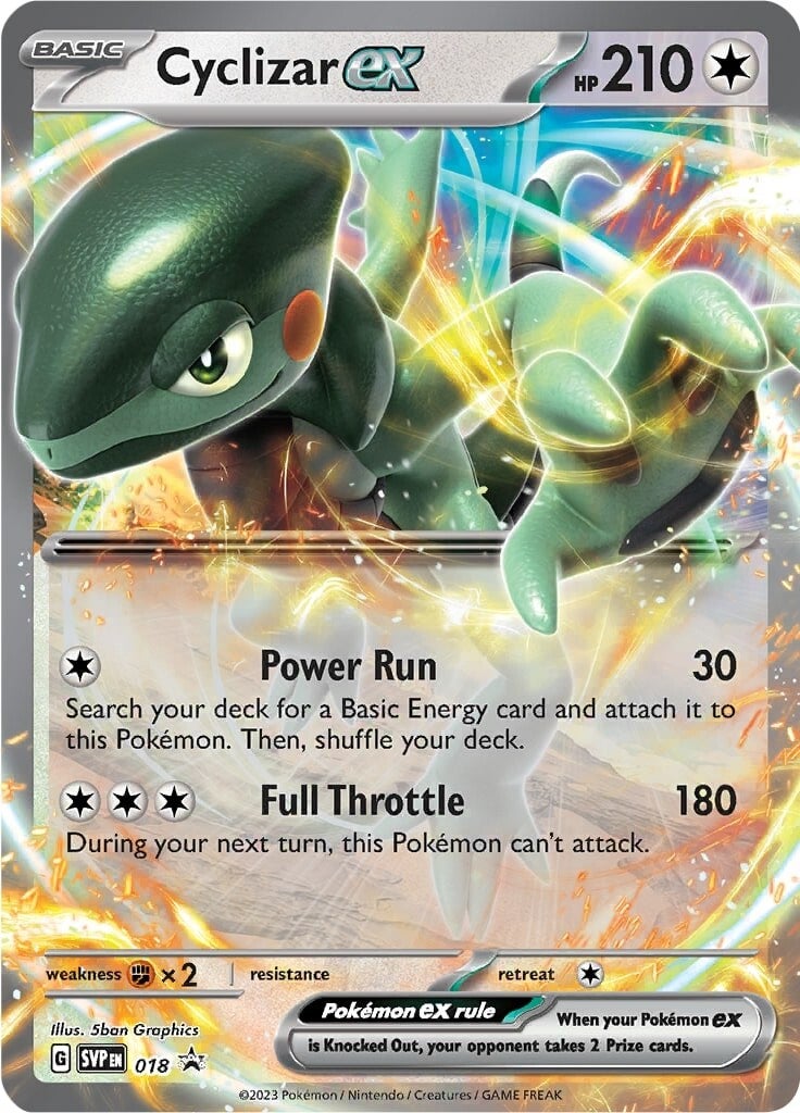 Cyclizar ex (018) (Jumbo Card) [Scarlet & Violet: Black Star Promos] | Gear Gaming Fayetteville