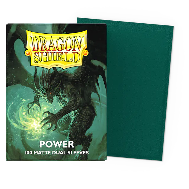 Dragon Shield Dual Matte (100ct) Power | Gear Gaming Fayetteville