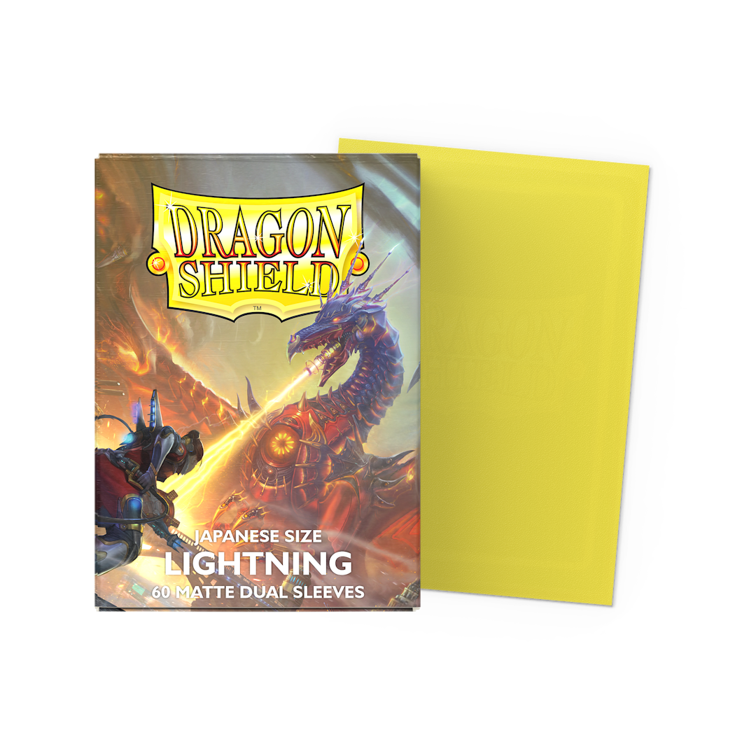 Dragon Shield Mini Dual Matte (60ct) Lightning | Gear Gaming Fayetteville