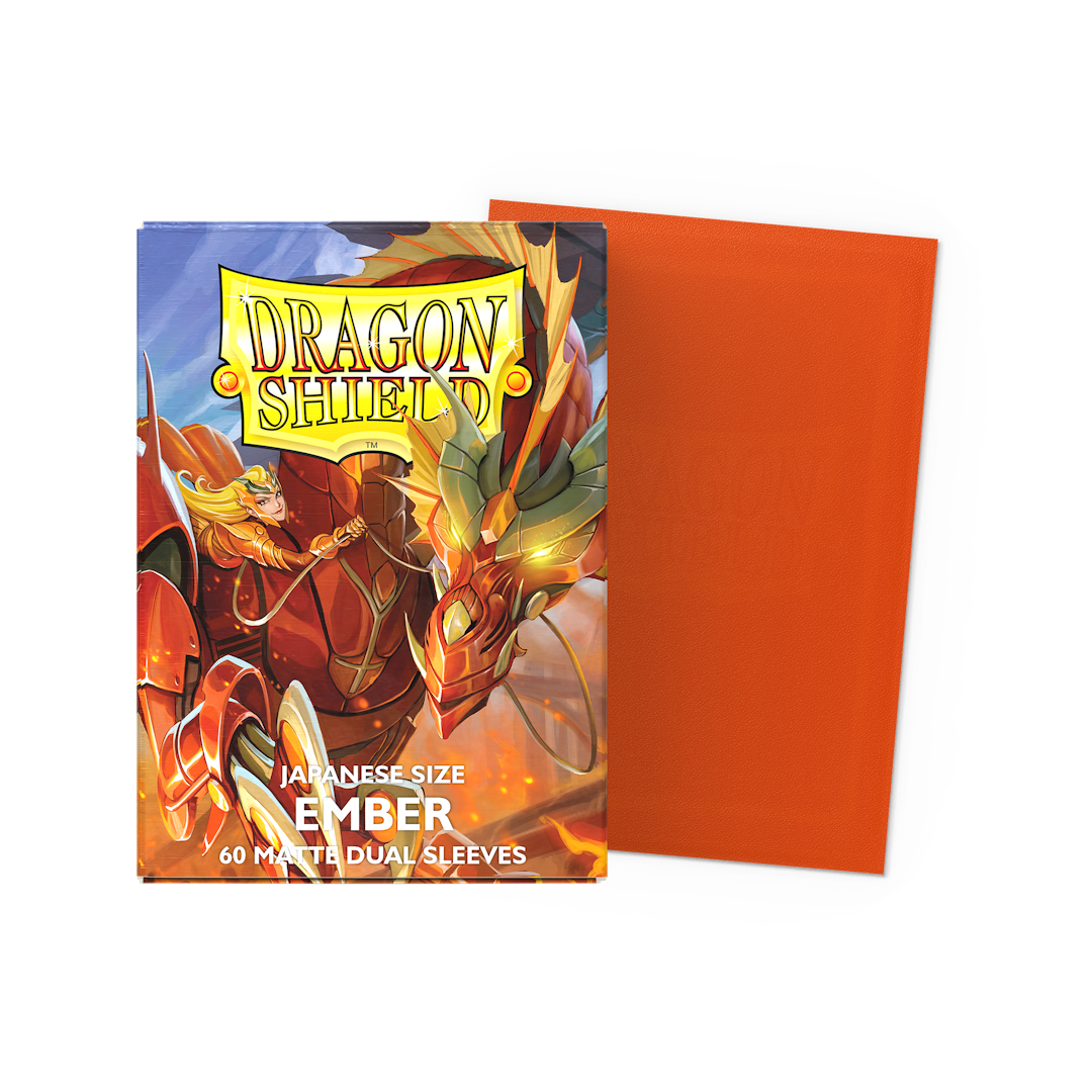 Dragon Shield Mini Dual Matte (60ct) Ember | Gear Gaming Fayetteville