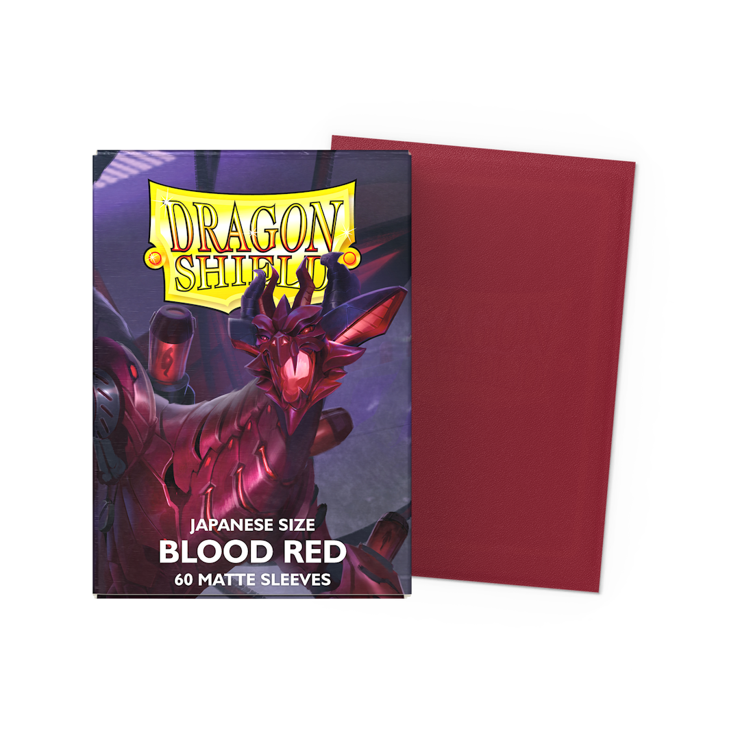 Dragon Shield Mini Matte (60ct) Blood Red | Gear Gaming Fayetteville