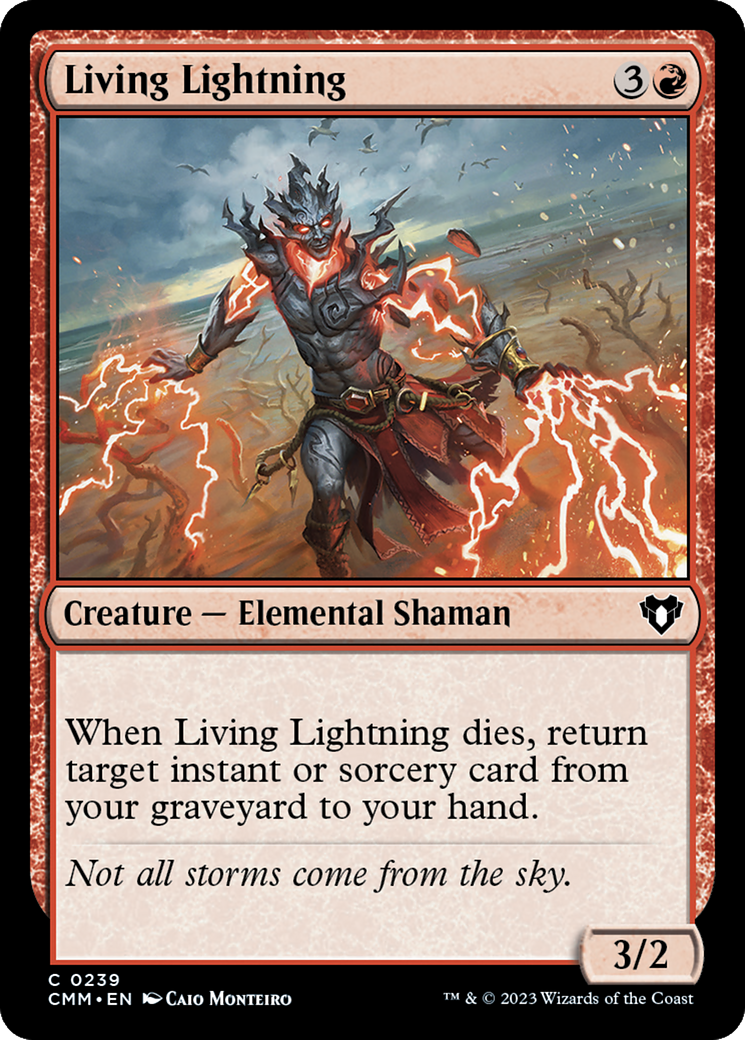 Living Lightning [Commander Masters] | Gear Gaming Fayetteville