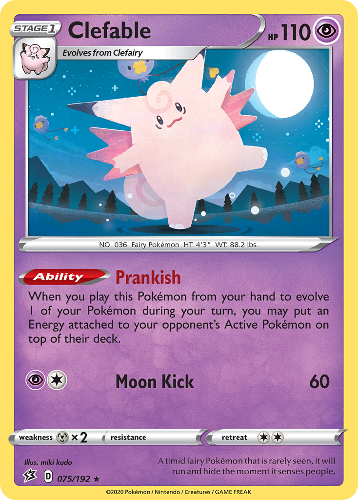 Clefable (075/192) [Sword & Shield: Rebel Clash] | Gear Gaming Fayetteville