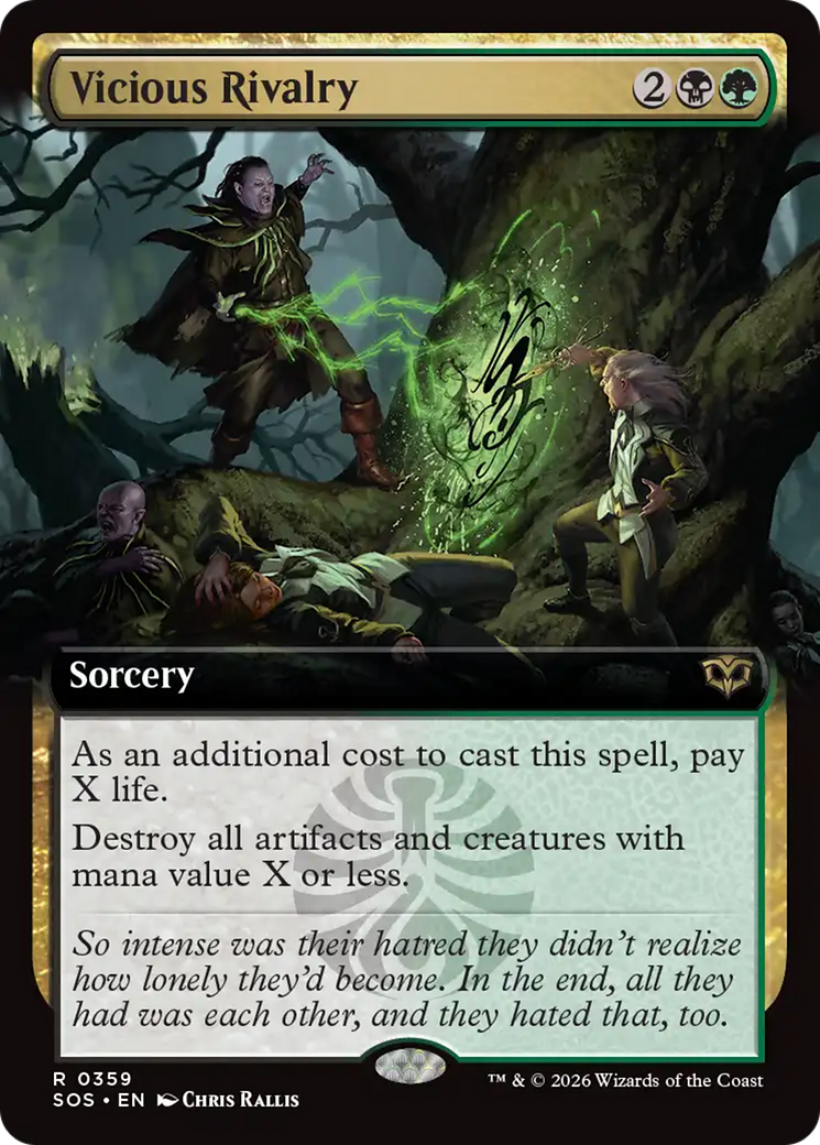 Vicious Rivalry (Extended Art) [Secrets of Strixhaven] | Gear Gaming Fayetteville