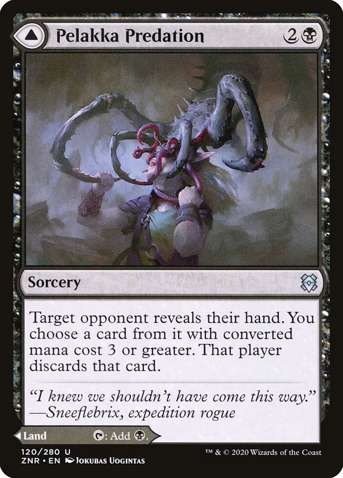 Pelakka Predation // Pelakka Caverns [Zendikar Rising] | Gear Gaming Fayetteville