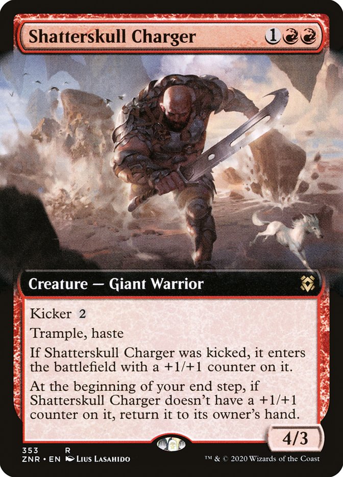 Shatterskull Charger (Extended Art) [Zendikar Rising] | Gear Gaming Fayetteville