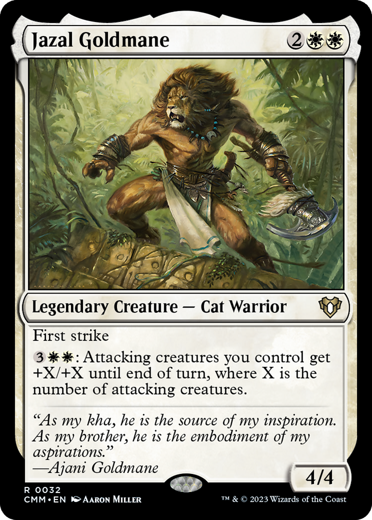 Jazal Goldmane [Commander Masters] | Gear Gaming Fayetteville