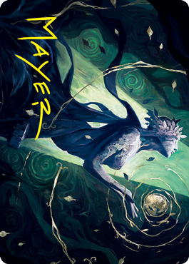 Nature's Embrace Art Card (Gold-Stamped Signature) [Innistrad: Crimson Vow Art Series] | Gear Gaming Fayetteville