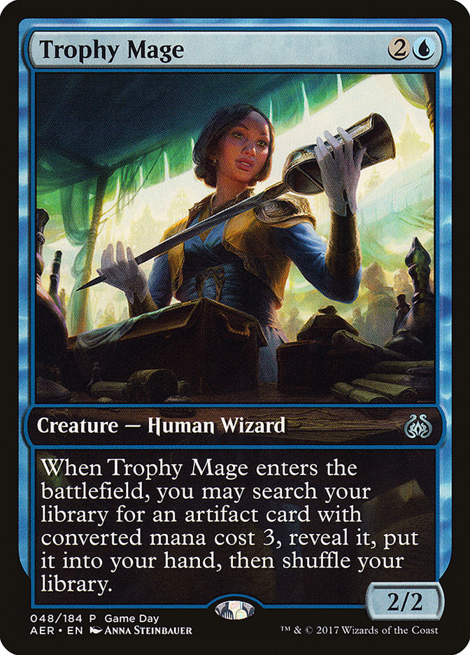 Trophy Mage (Game Day) [Aether Revolt Promos] | Gear Gaming Fayetteville