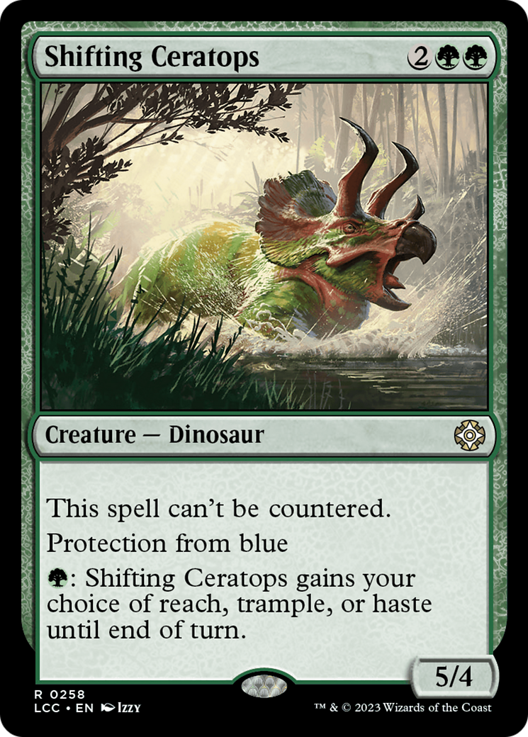 Shifting Ceratops [The Lost Caverns of Ixalan Commander] | Gear Gaming Fayetteville