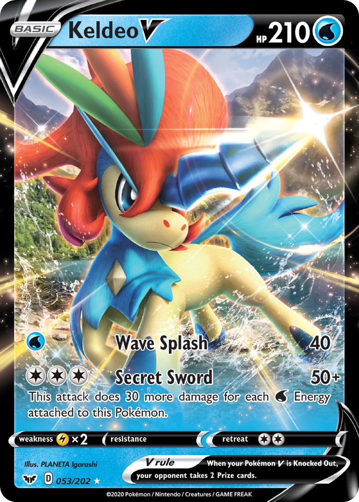 Keldeo V (053/202) [Sword & Shield: Base Set] | Gear Gaming Fayetteville