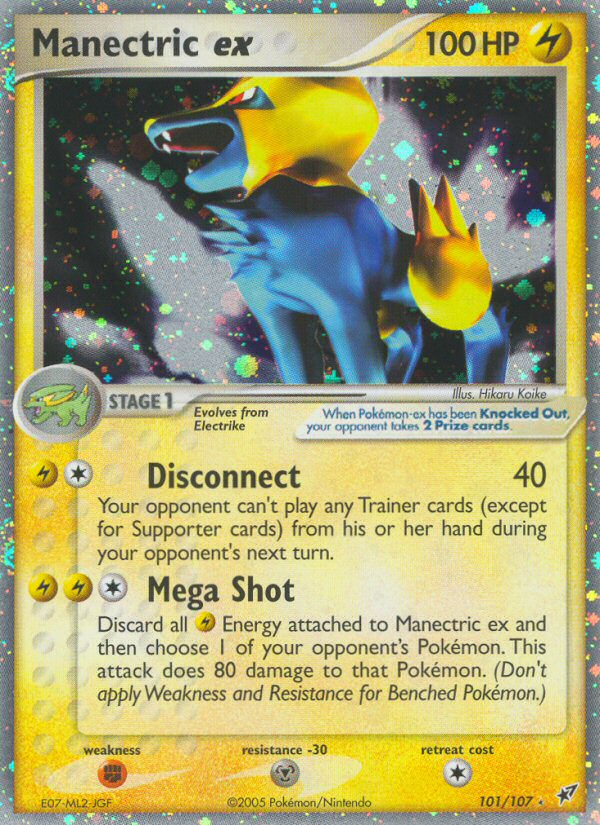 Manectric ex (101/107) [EX: Deoxys] | Gear Gaming Fayetteville