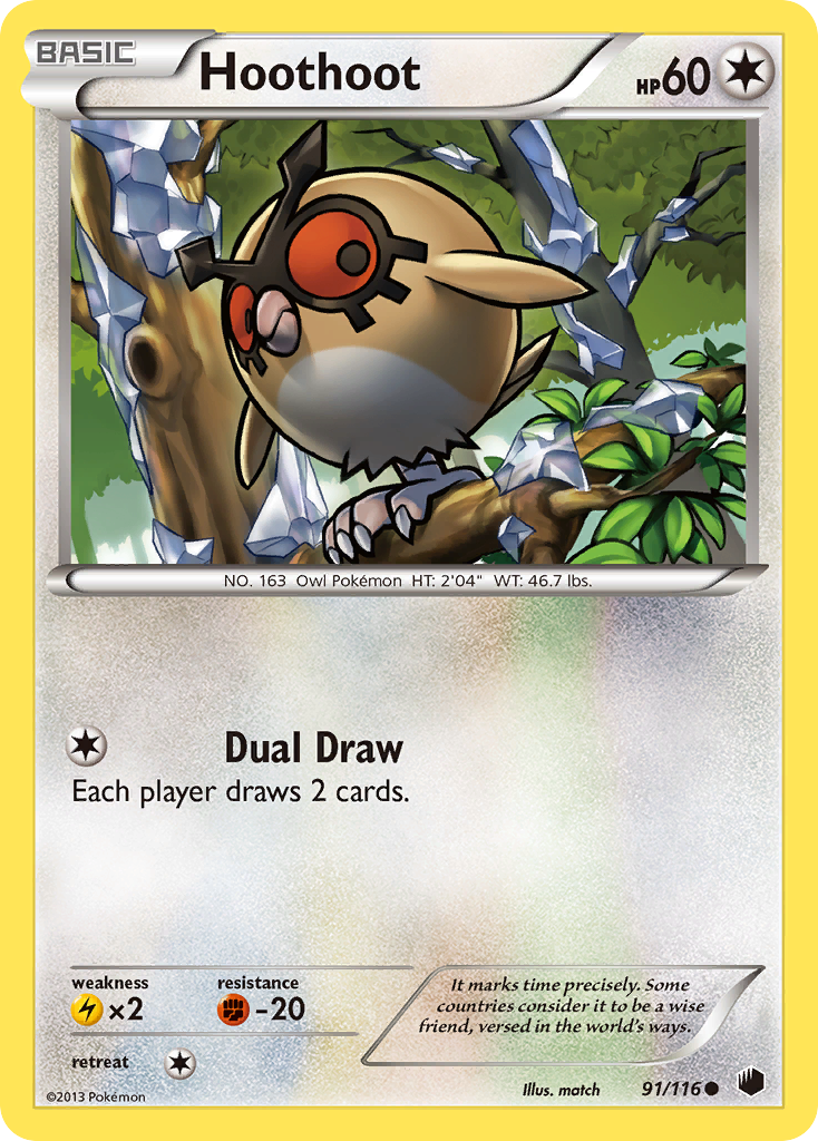 Hoothoot (91/116) [Black & White: Plasma Freeze] | Gear Gaming Fayetteville