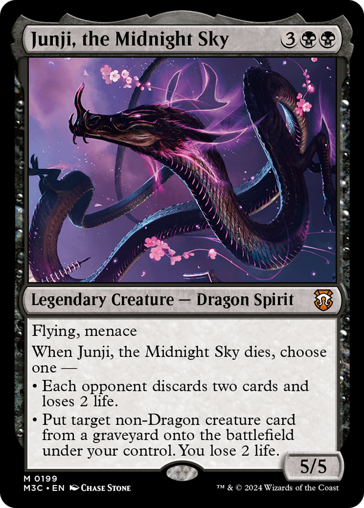 Junji, the Midnight Sky (Ripple Foil) [Modern Horizons 3 Commander] | Gear Gaming Fayetteville