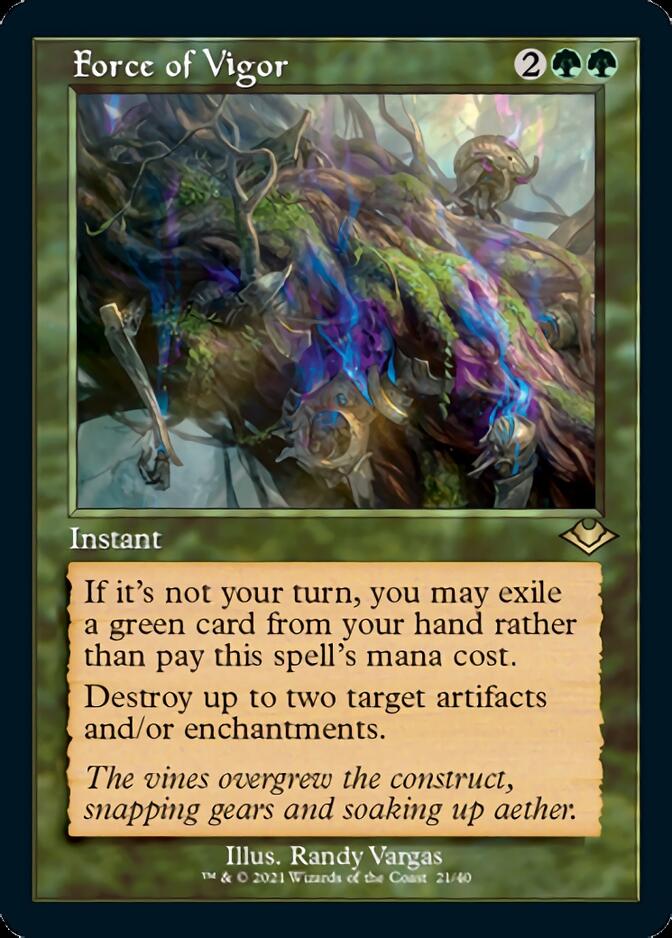 Force of Vigor (Retro) [Modern Horizons] | Gear Gaming Fayetteville