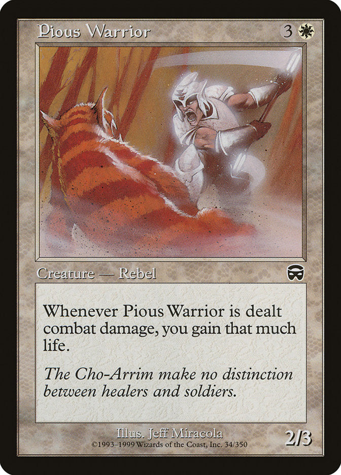 Pious Warrior [Mercadian Masques] | Gear Gaming Fayetteville