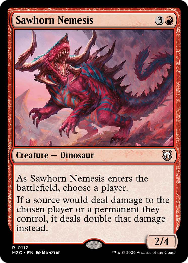 Sawhorn Nemesis [Modern Horizons 3 Commander] | Gear Gaming Fayetteville