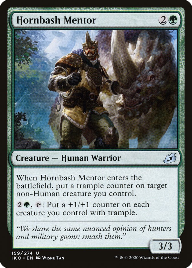 Hornbash Mentor [Ikoria: Lair of Behemoths] | Gear Gaming Fayetteville