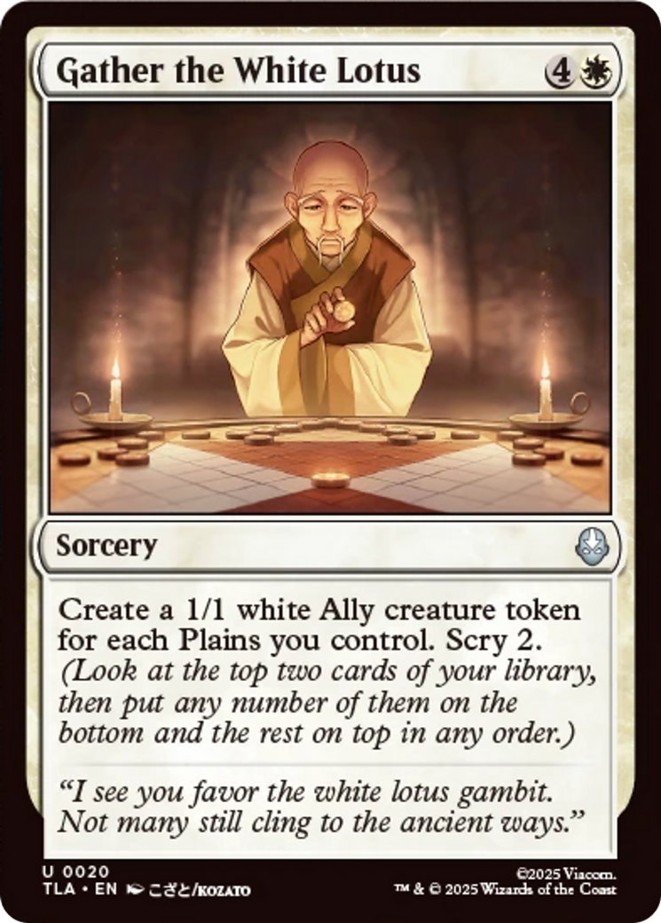 Gather the White Lotus [Avatar: The Last Airbender] | Gear Gaming Fayetteville