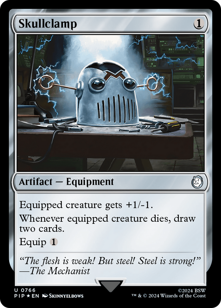 Skullclamp (Surge Foil) [Fallout] | Gear Gaming Fayetteville