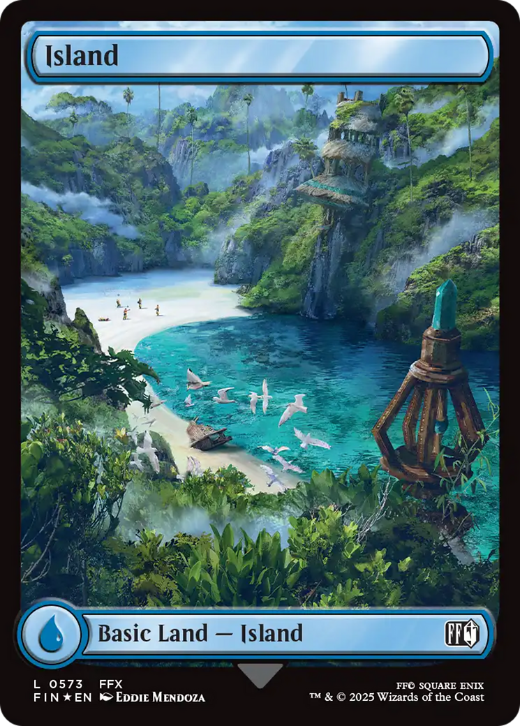 Island (0573) (Surge Foil) [FINAL FANTASY] | Gear Gaming Fayetteville