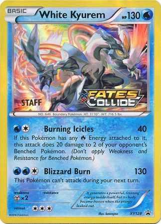 White Kyurem (XY128) (Staff) [XY: Black Star Promos] | Gear Gaming Fayetteville