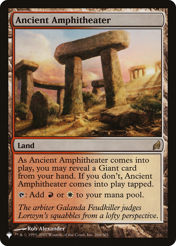 Ancient Amphitheater (LRW) [The List] | Gear Gaming Fayetteville