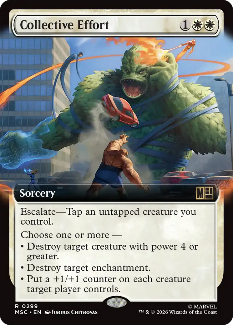 Collective Effort (Extended Art) [Marvel Super Heroes Commander] | Gear Gaming Fayetteville