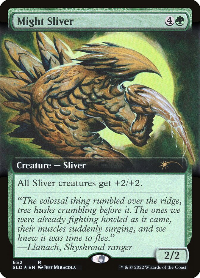 Might Sliver (Extended Art) [Secret Lair Drop Promos] | Gear Gaming Fayetteville
