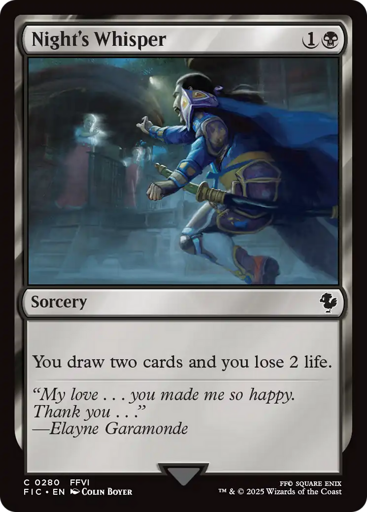 Night's Whisper [FINAL FANTASY Commander] | Gear Gaming Fayetteville