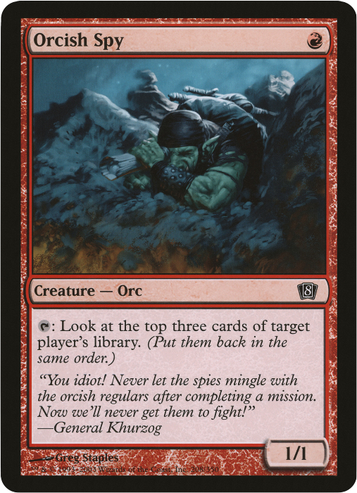 Orcish Spy (Oversized) [Eighth Edition Box Topper] | Gear Gaming Fayetteville