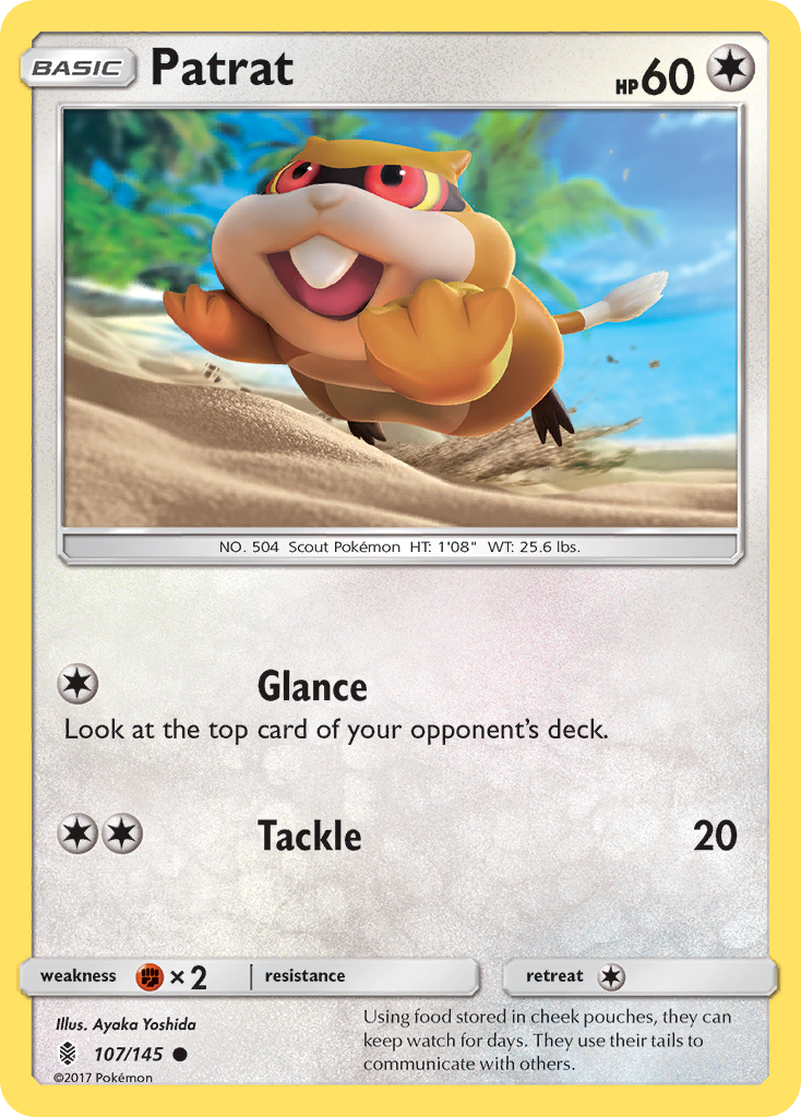 Patrat (107/145) [Sun & Moon: Guardians Rising] | Gear Gaming Fayetteville