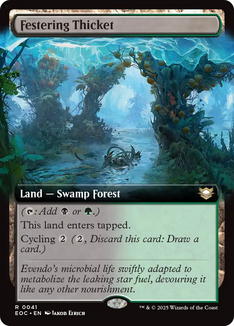Festering Thicket (Extended Art) [Edge of Eternities Commander] | Gear Gaming Fayetteville